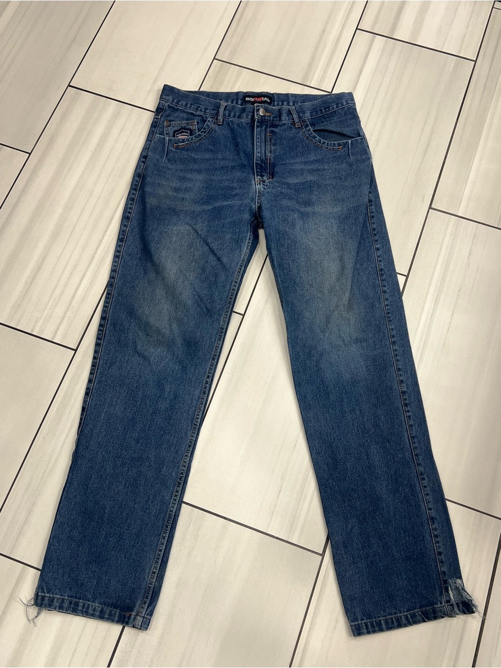 Bocomal FR Work Jeans Mens 36x34 Blue Flame Resistant NFPA Denim cat 2